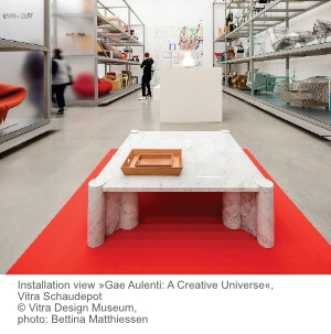 Gae Aulenti: A Creative Universe,  Vitra Schaudepot , Vitra Design Museum, Weil-am-Rhein